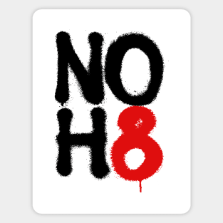 NO H8 (no hate)  - 2.0 Magnet